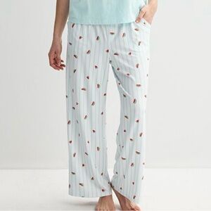 Sonoma Women's White Watermelon Print Pajama Pants